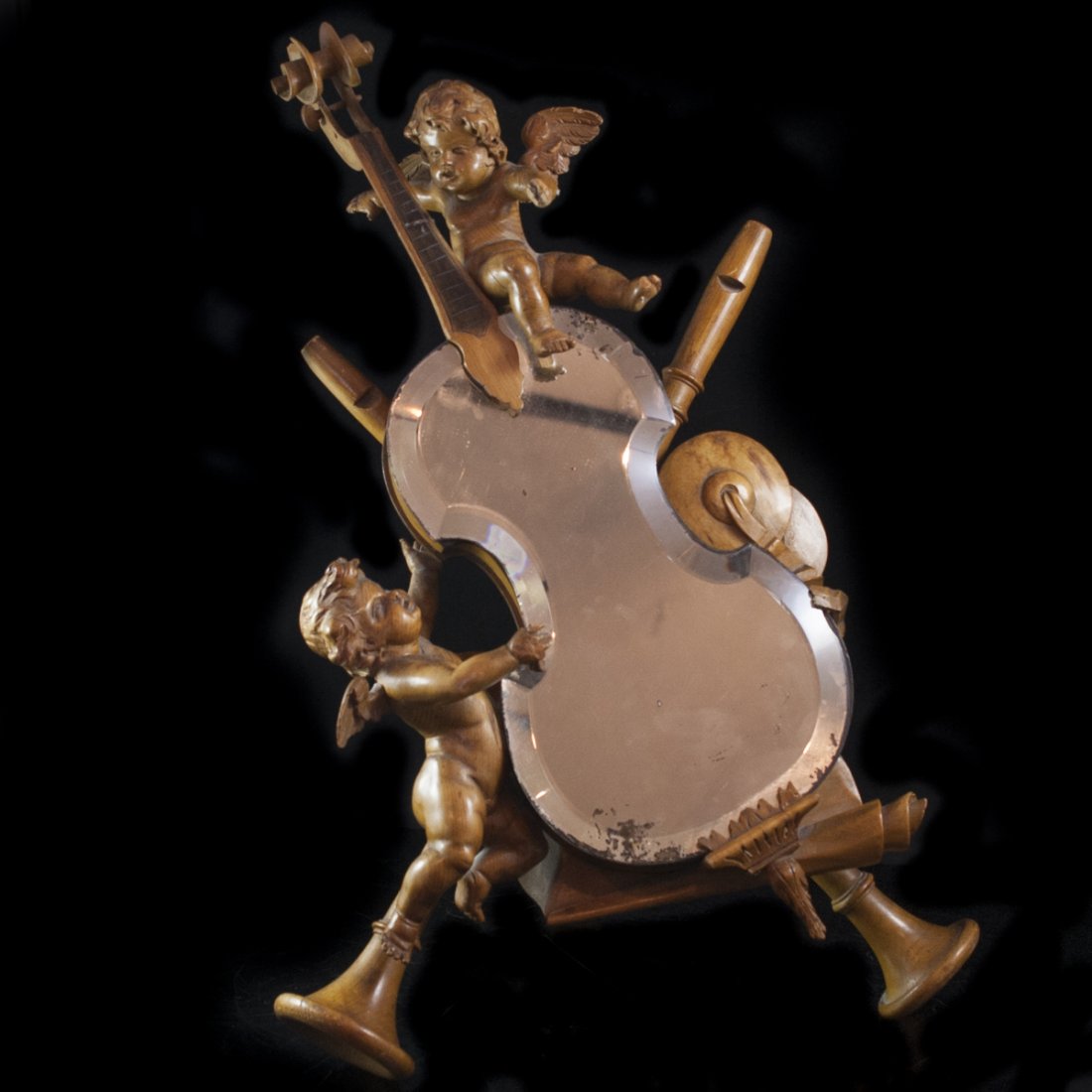 Wooden Accent Mirror (1 of 4)