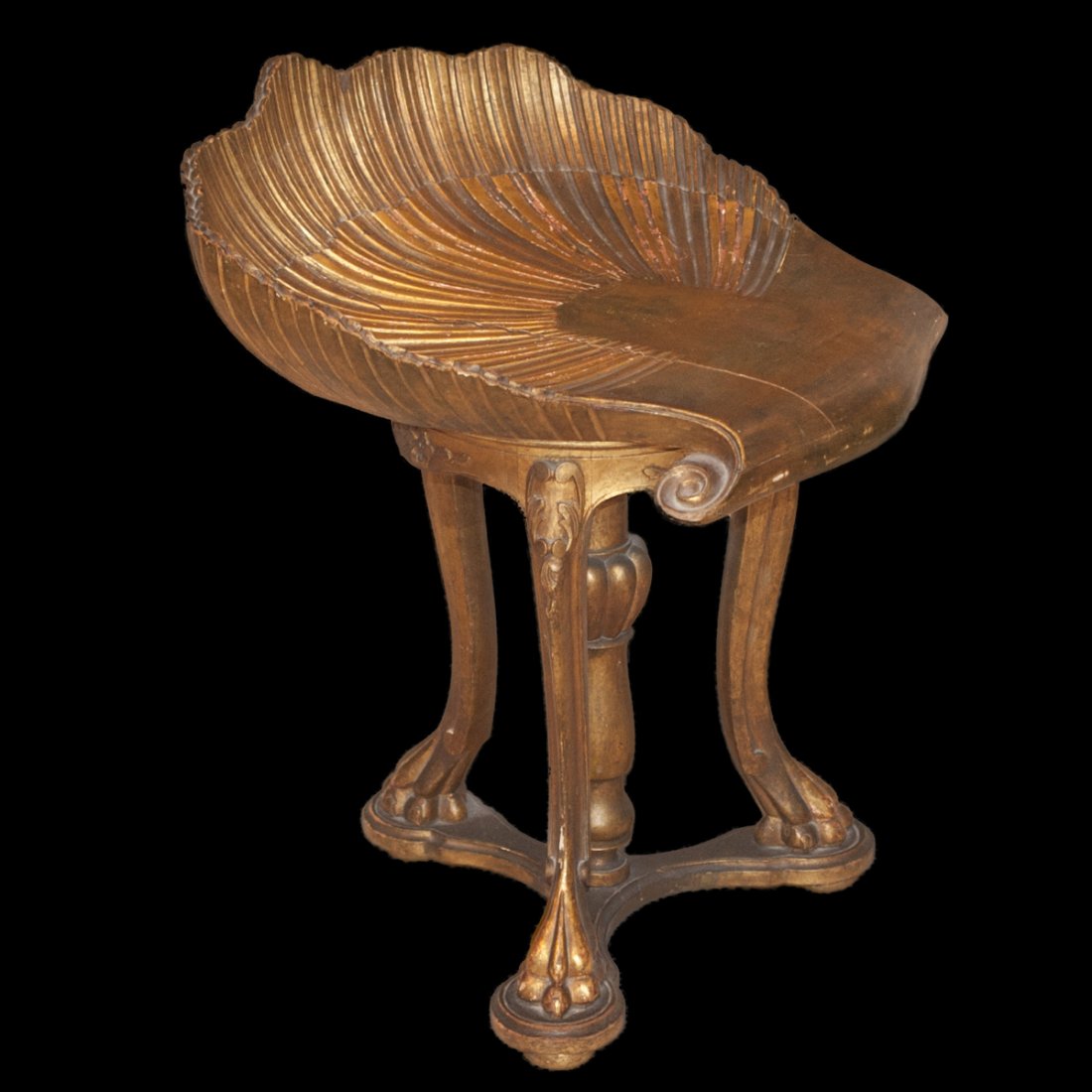Gilded Wooden Chair (1 of 5)