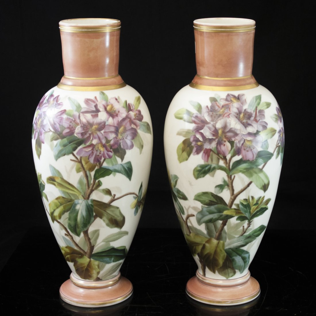 Old English Porcelain Vases