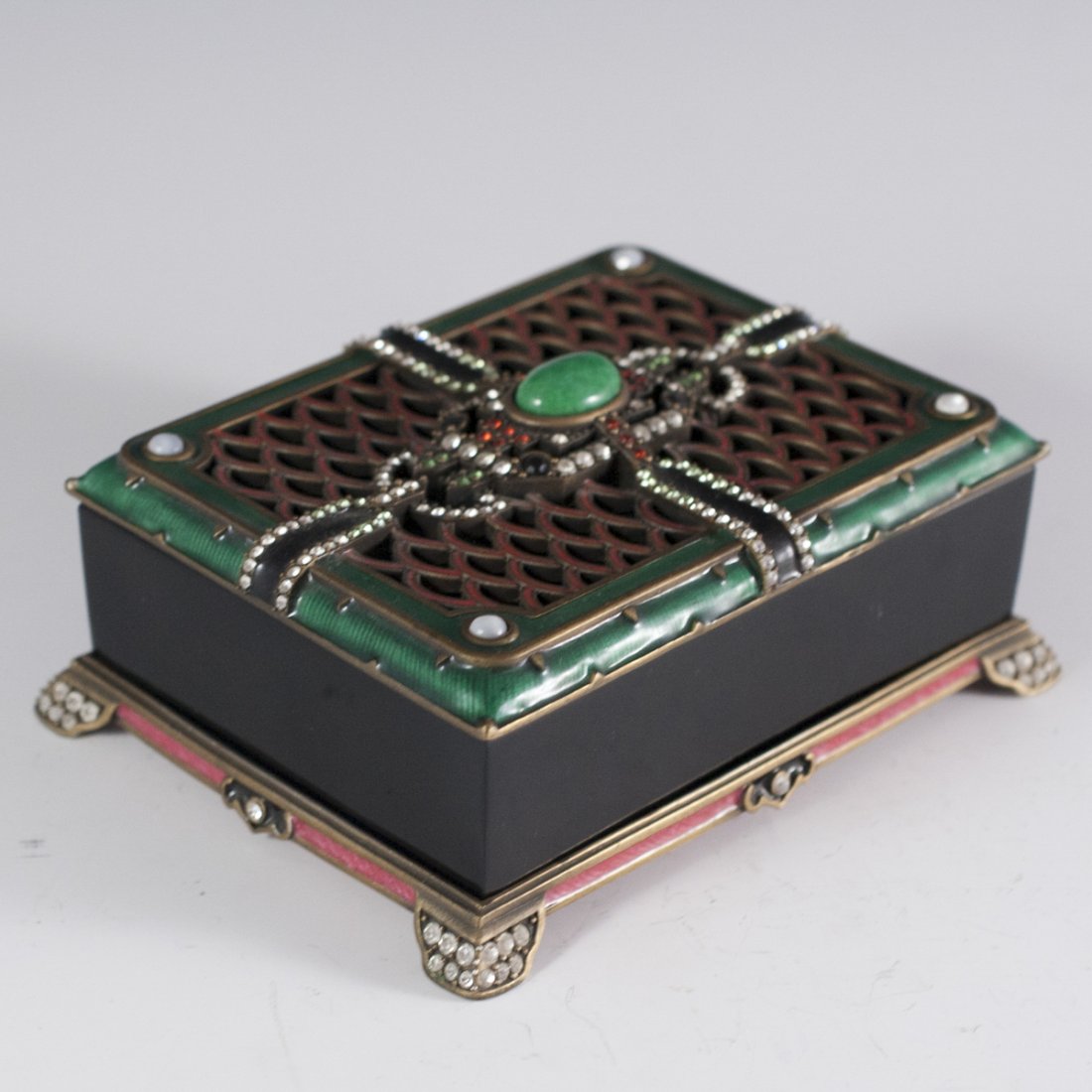 Jay Strongwater "Art Deco" Style Box (1 of 3)