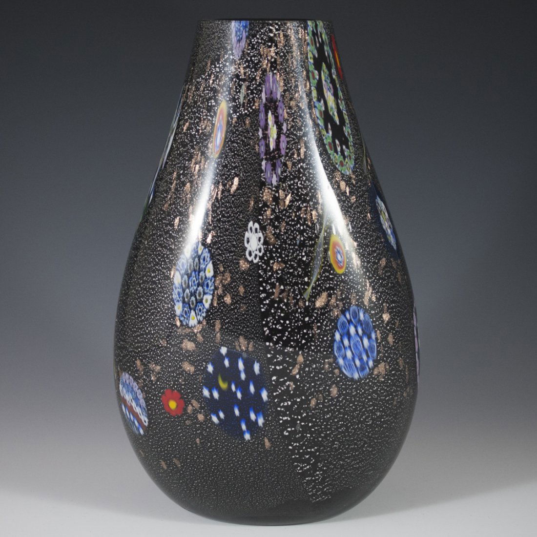Signed Murrine Glass Vase (1 of 6)