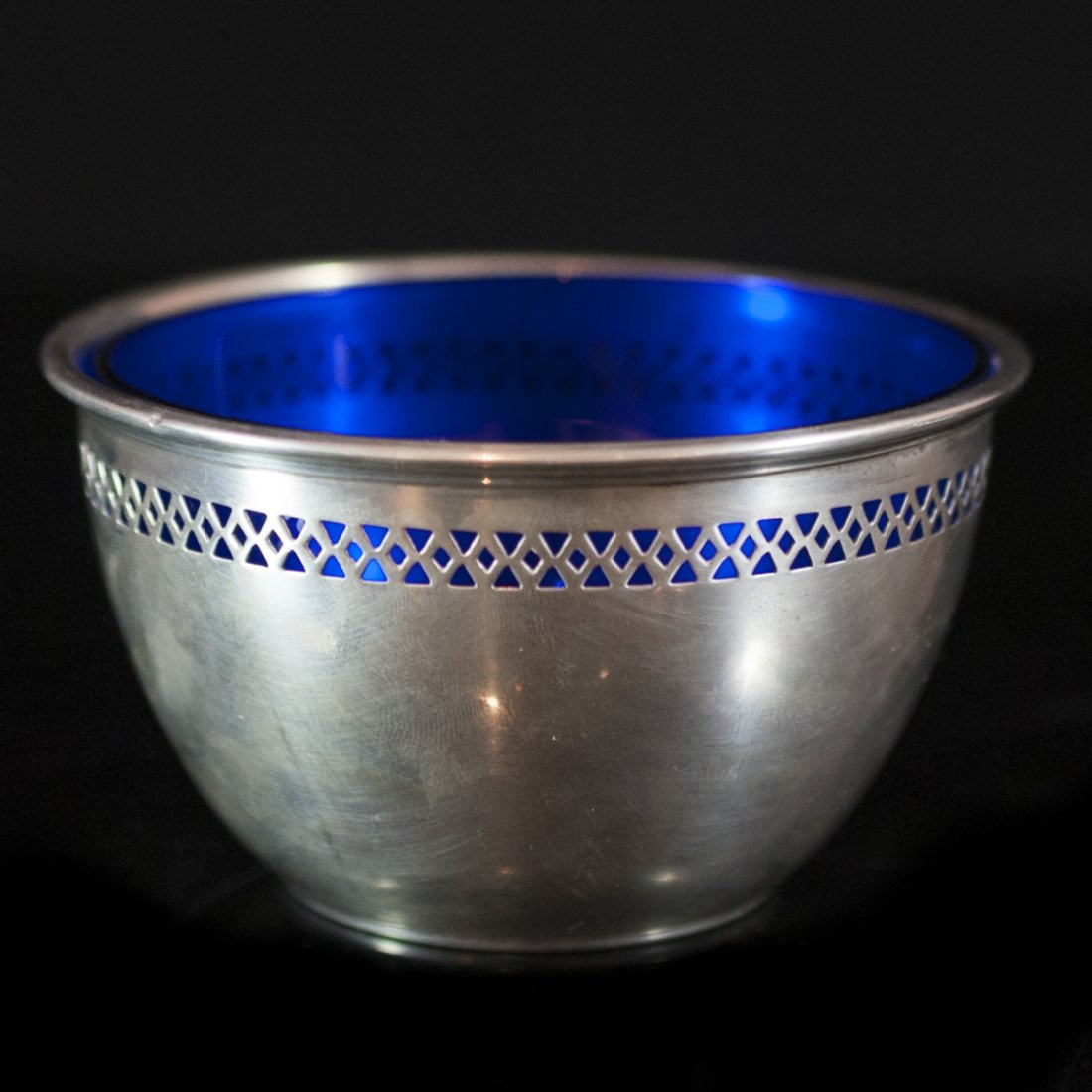 Henry Birks & Sons Sterling & Crystal Bowl (1 of 4)