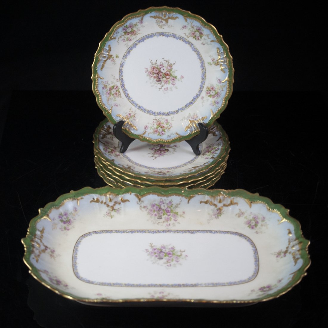 Lazarus Strauss & Sons Limoges Porcelain Set
