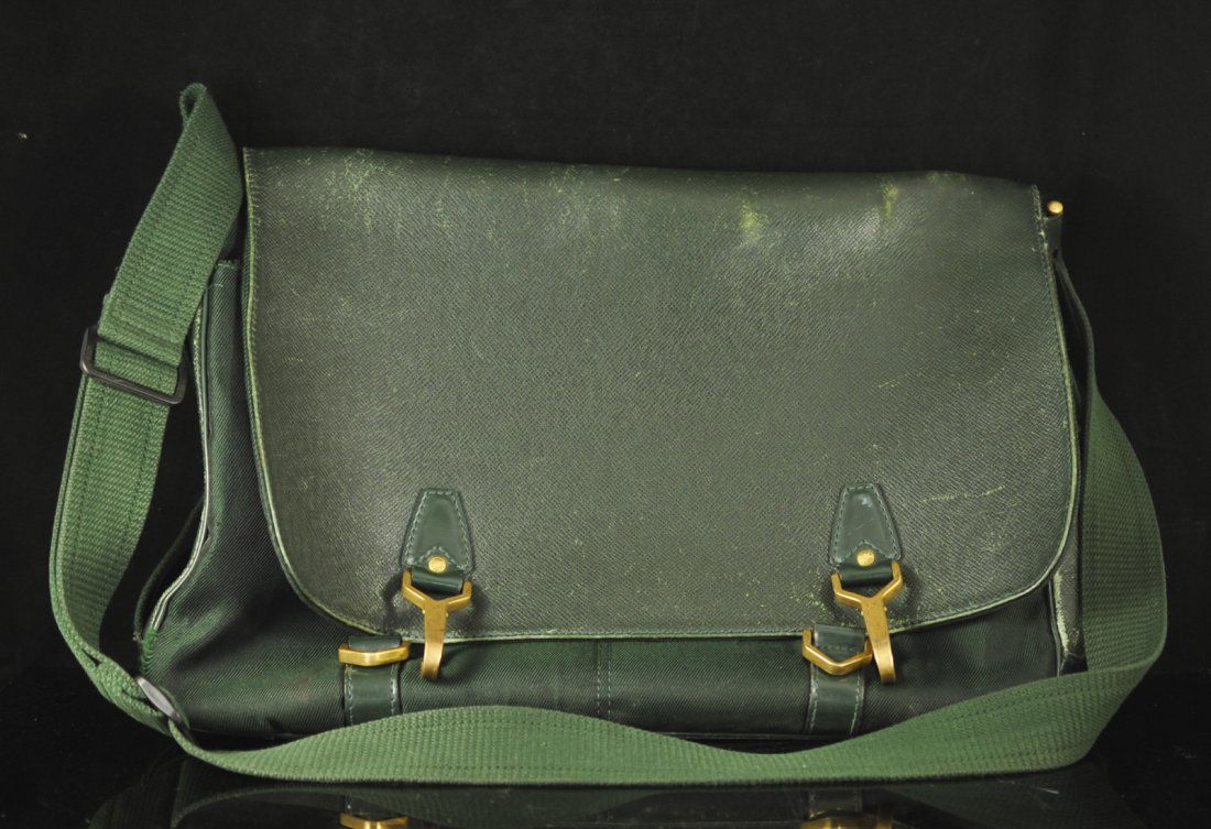 Louis Vuitton Hunter Green Messenger Bag (1 of 1)