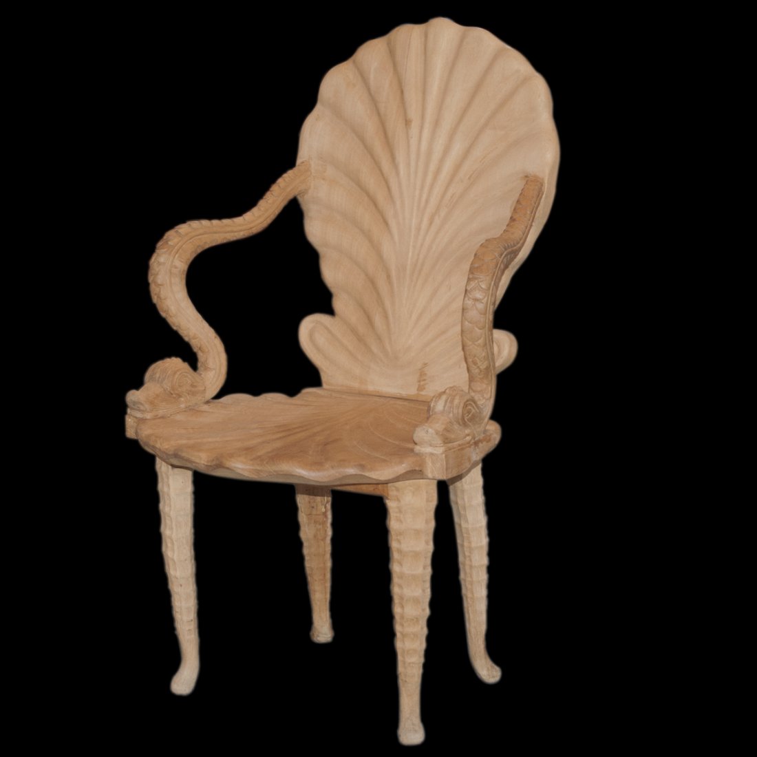 Grotto Wood Sheel Chair (1 of 2)