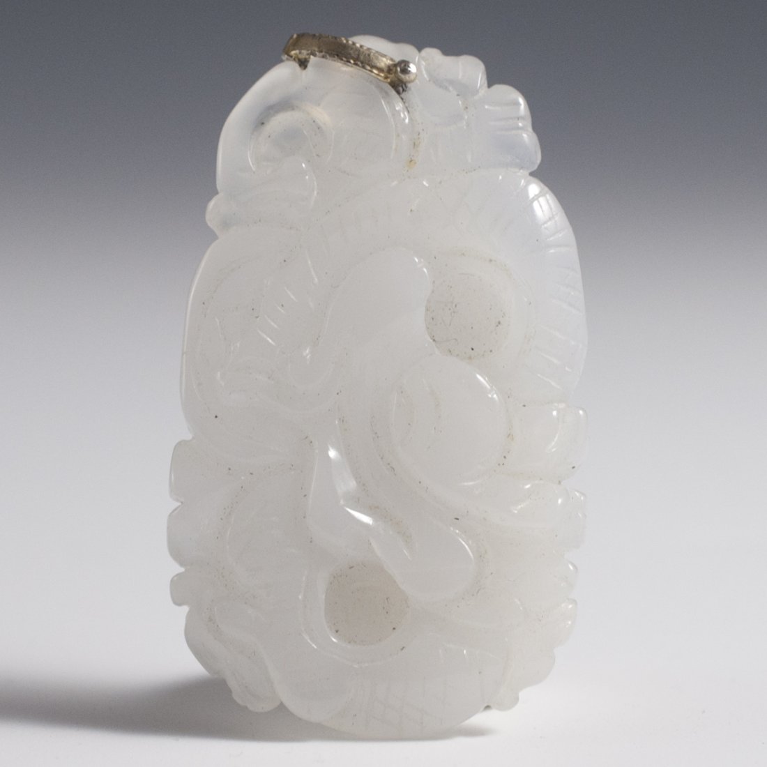 Handcarved White Jade Pendant (2) (1 of 2)