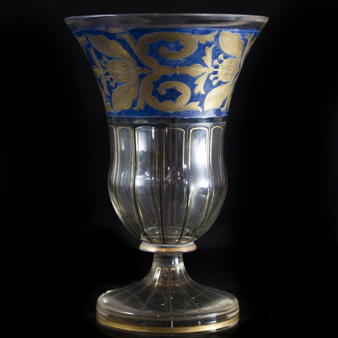 Enameled Crystal Vase (1 of 2)