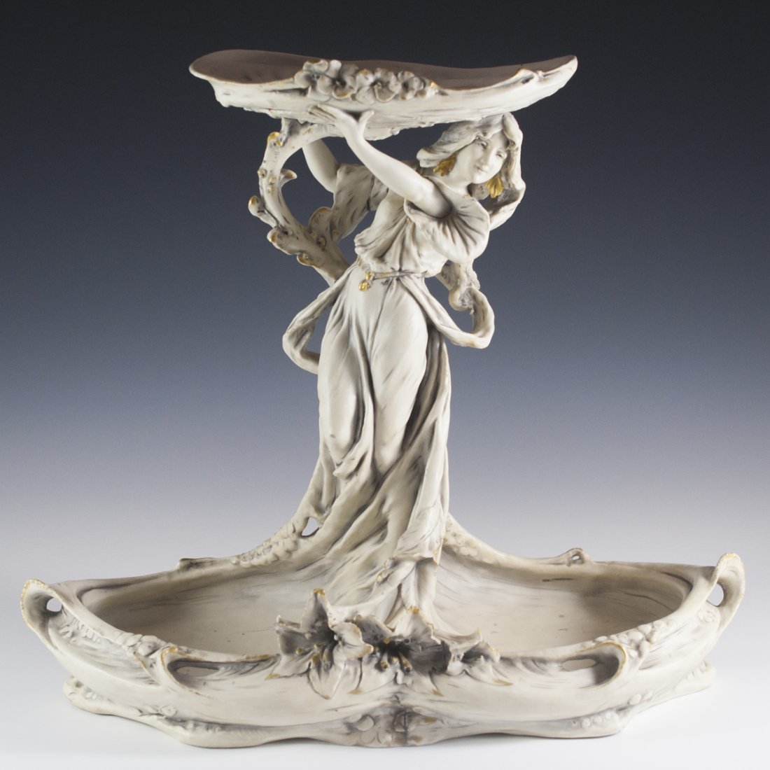 Antique Royal Dux Porcelain Centerpiece (1 of 10)