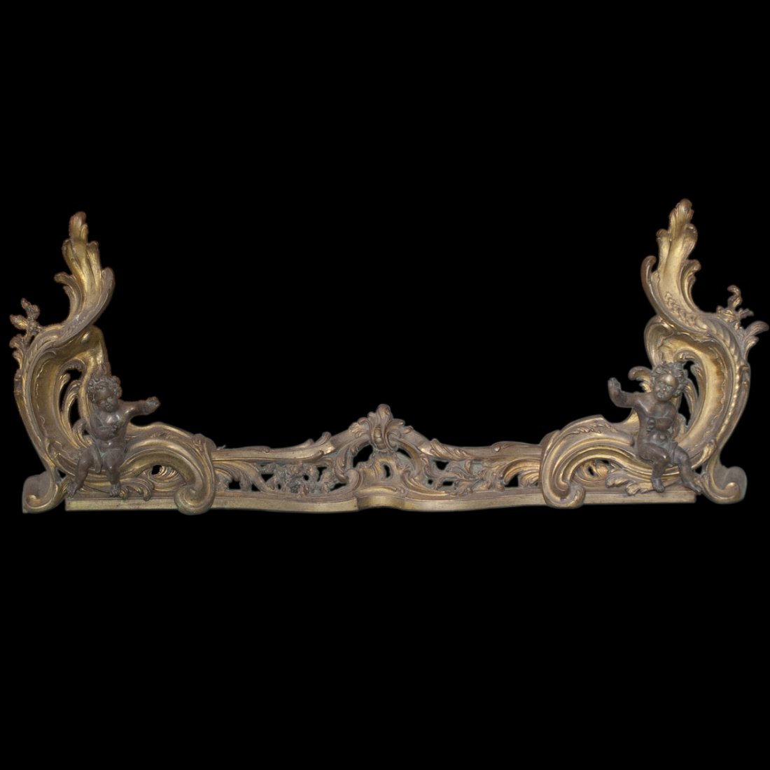 Antique Gilt Bronze Andirons (1 of 5)