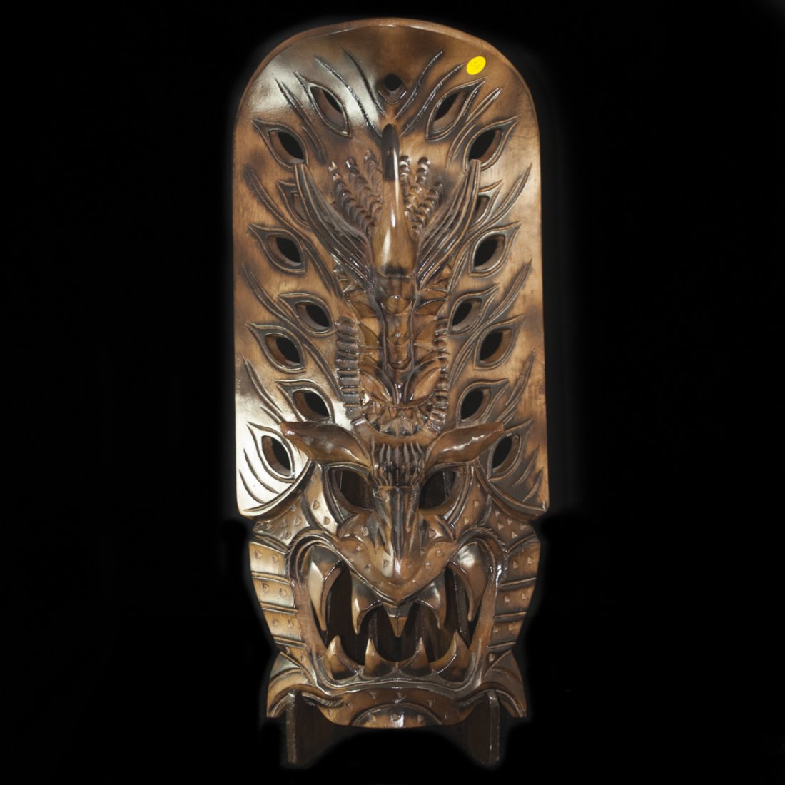 Filipino Ifugao Handcarved Wooden Mask (1 of 1)