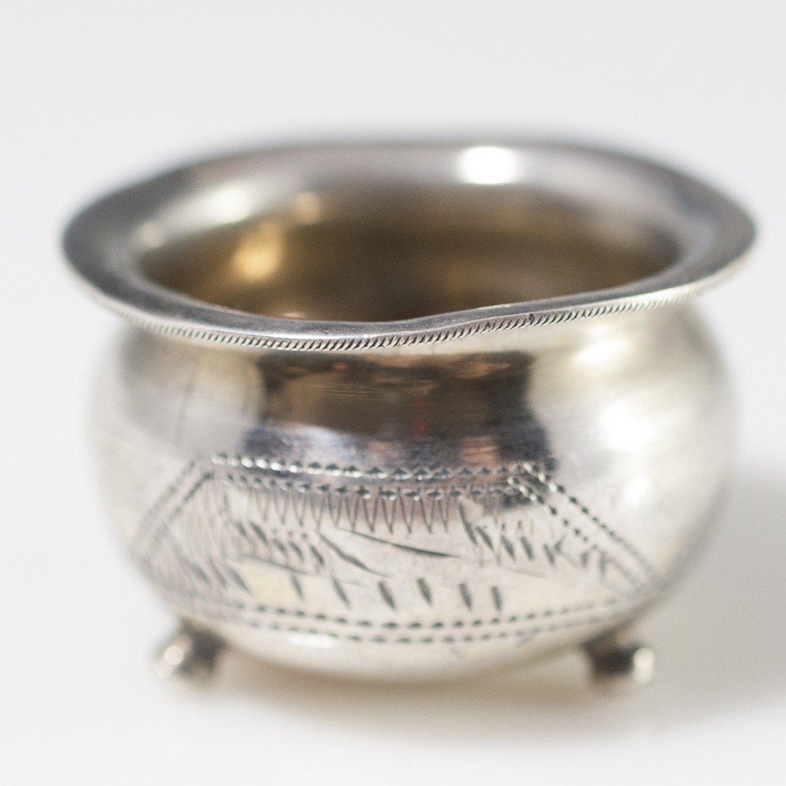 Russian Silver Salt Cellar (1 of 3)