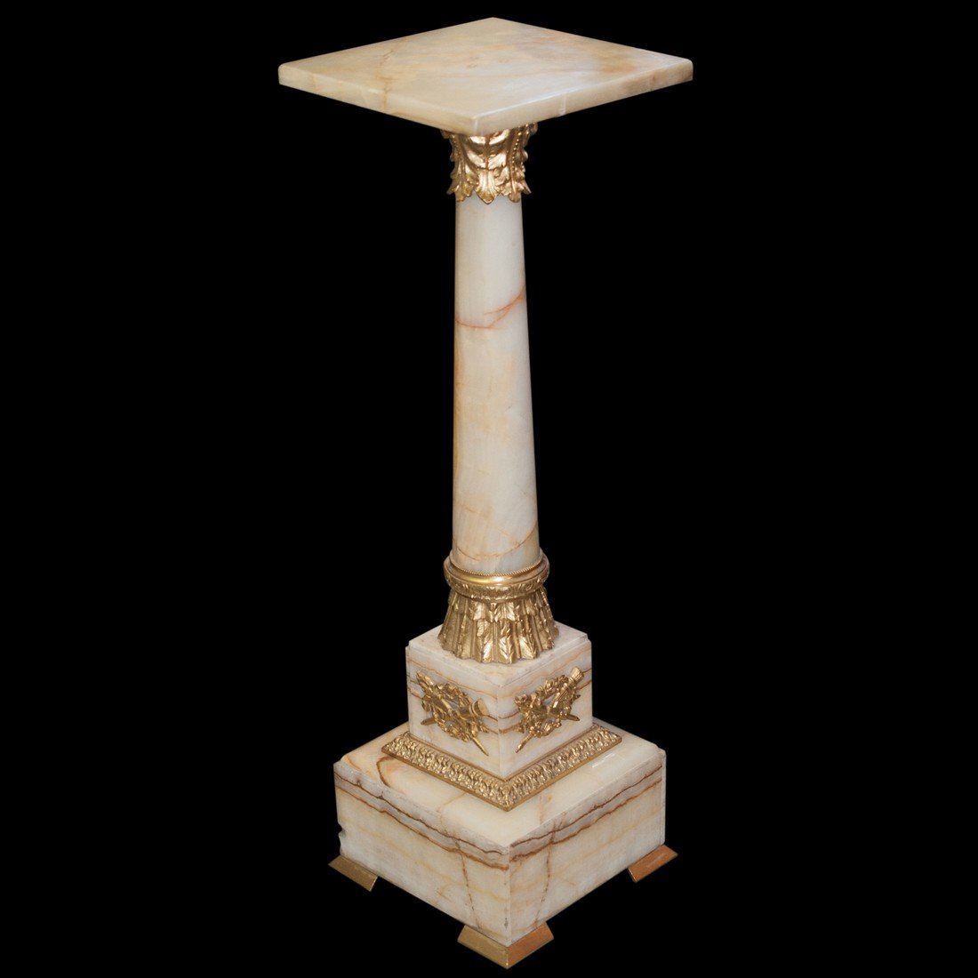 Dore Bronze Onyx Pedestal (1 of 4)