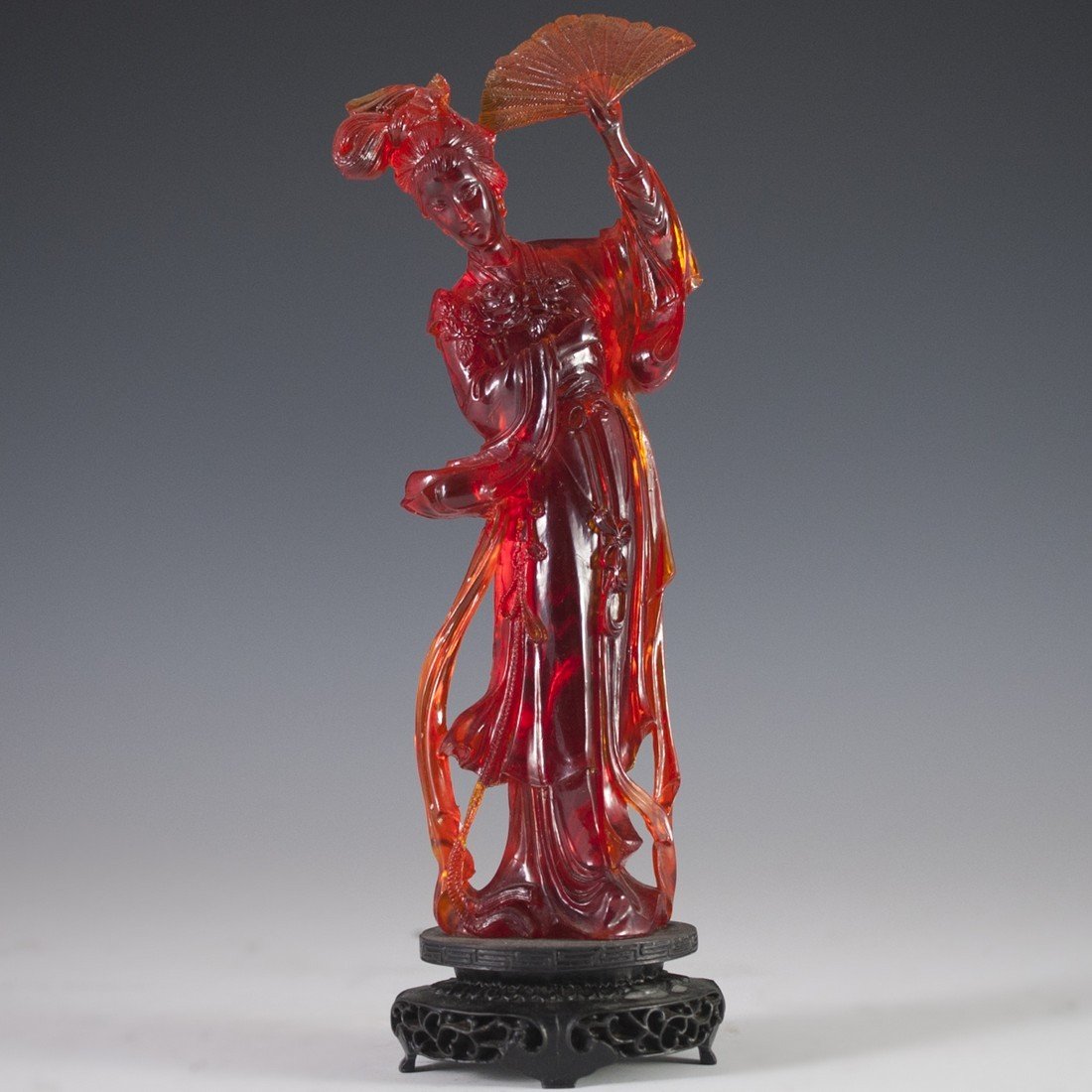 Carved Pressed Amber Figurine (1 of 3)