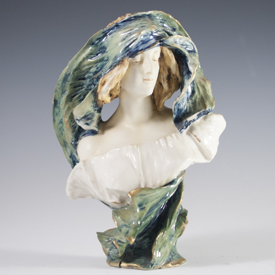Austrian Porcelain Bust (1 of 4)
