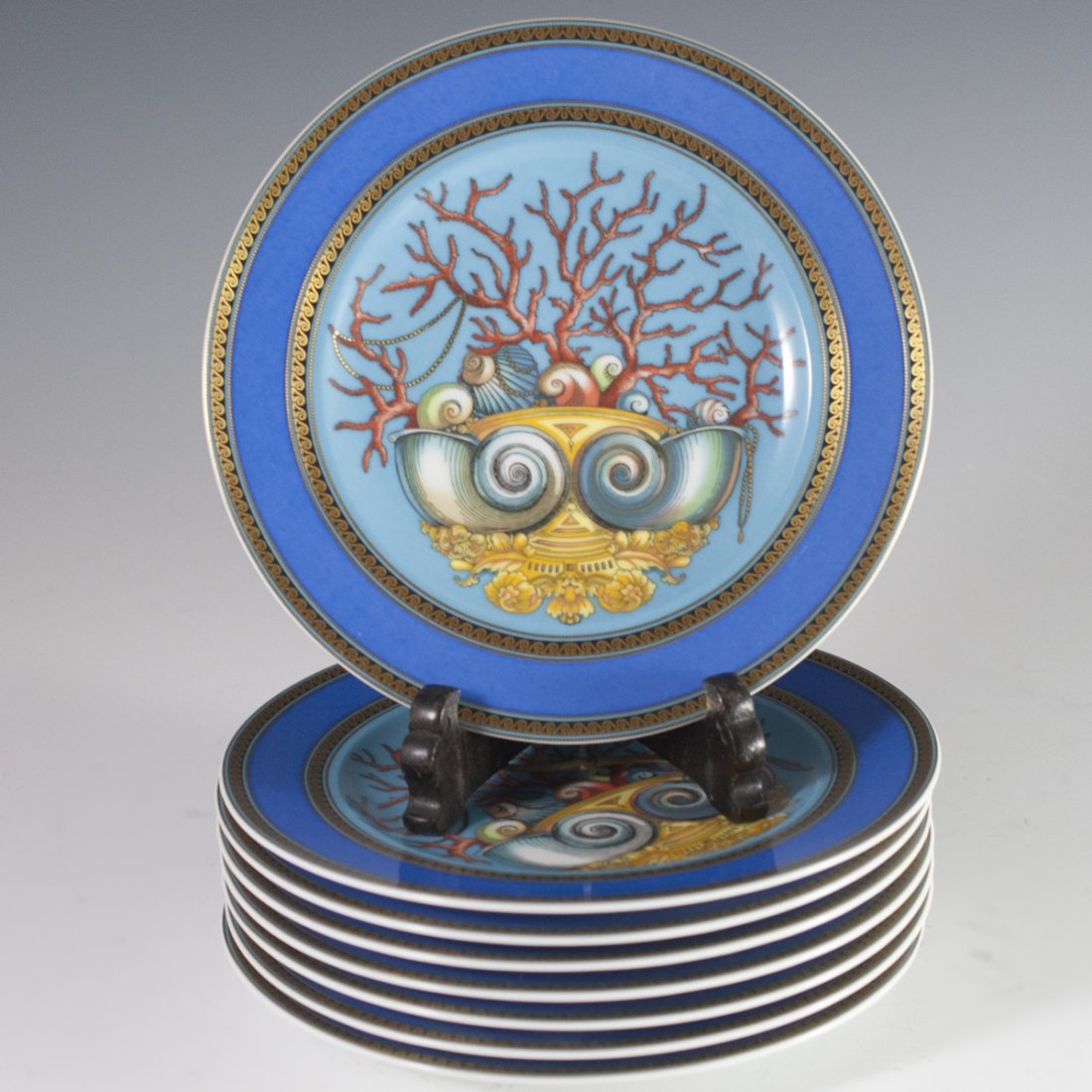 Rosenthal Versace "Les Tresors de la Mer" Salad Plates (1 of 4)