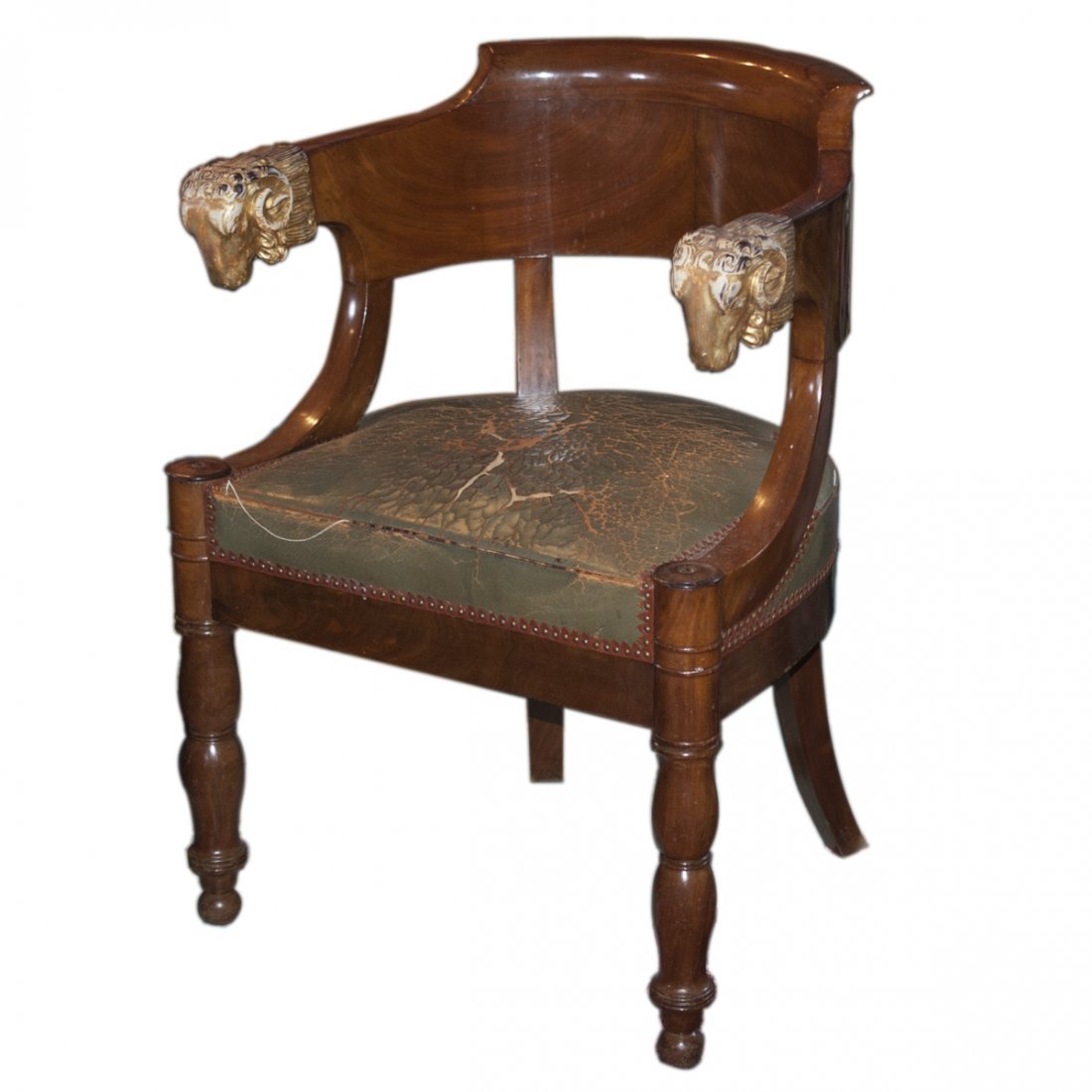 Empire Style Wooden Armchair (1 of 4)