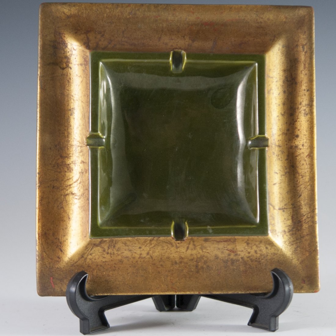 【ビンテージ】ANTHONY FREEMAN MCFARLIN Ashtray Set of 2 Signed Vintage Ceramic Oversized Ashtrays by