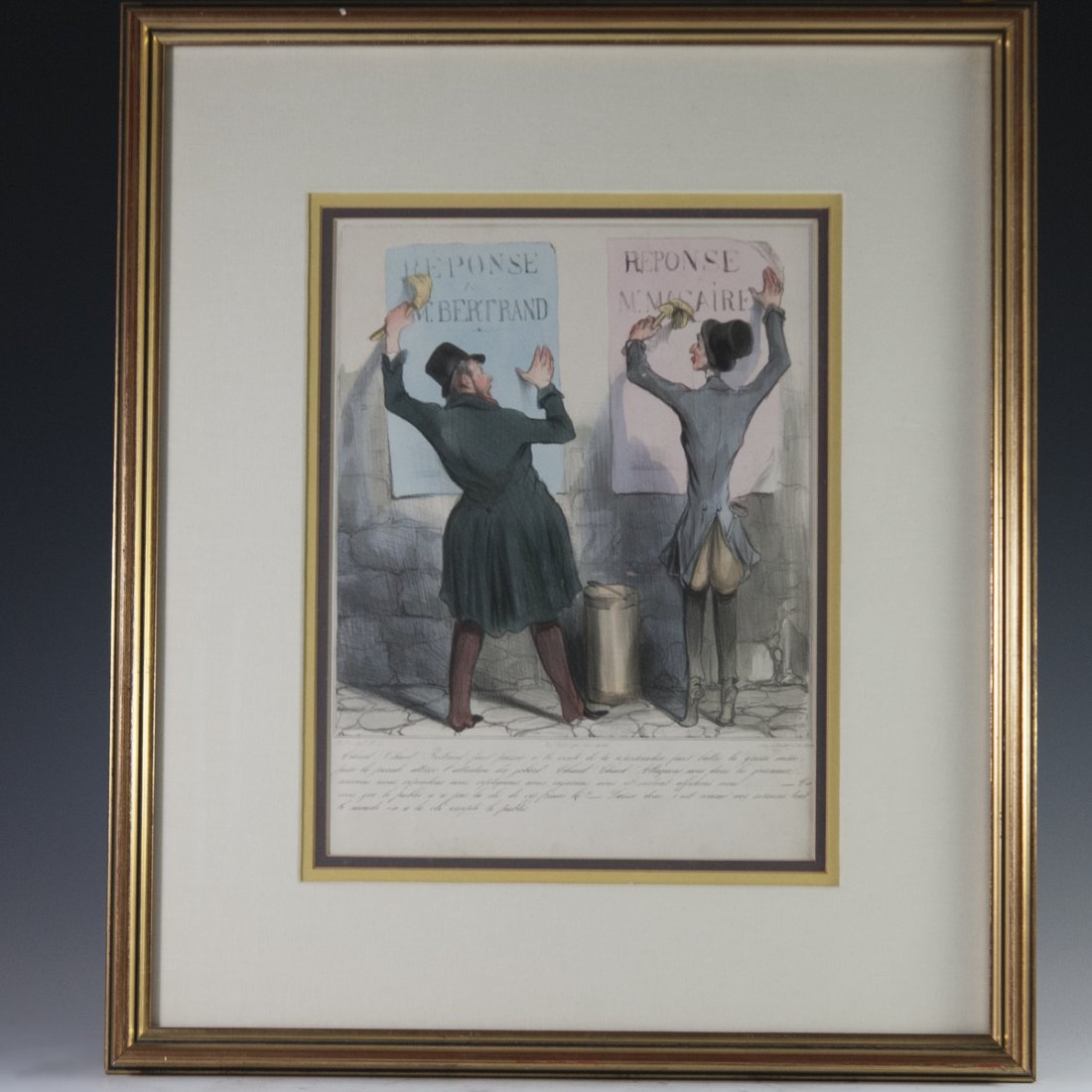 Honore Daumier (French 1808-1879) "Chaud! Chaud!" (1 of 3)