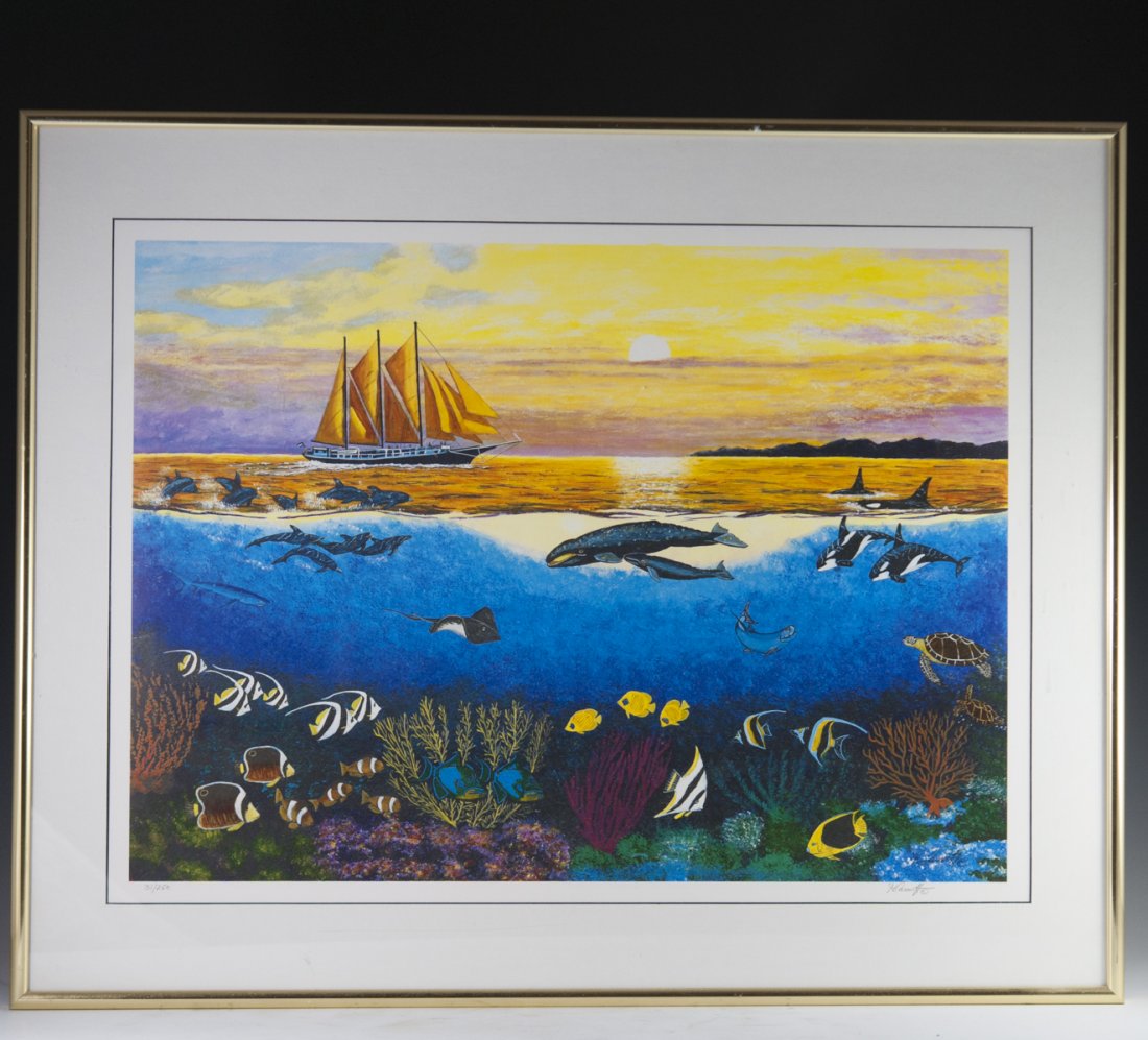 Harry Sarnoff (American 1914-1996) Lithograph (1 of 6)