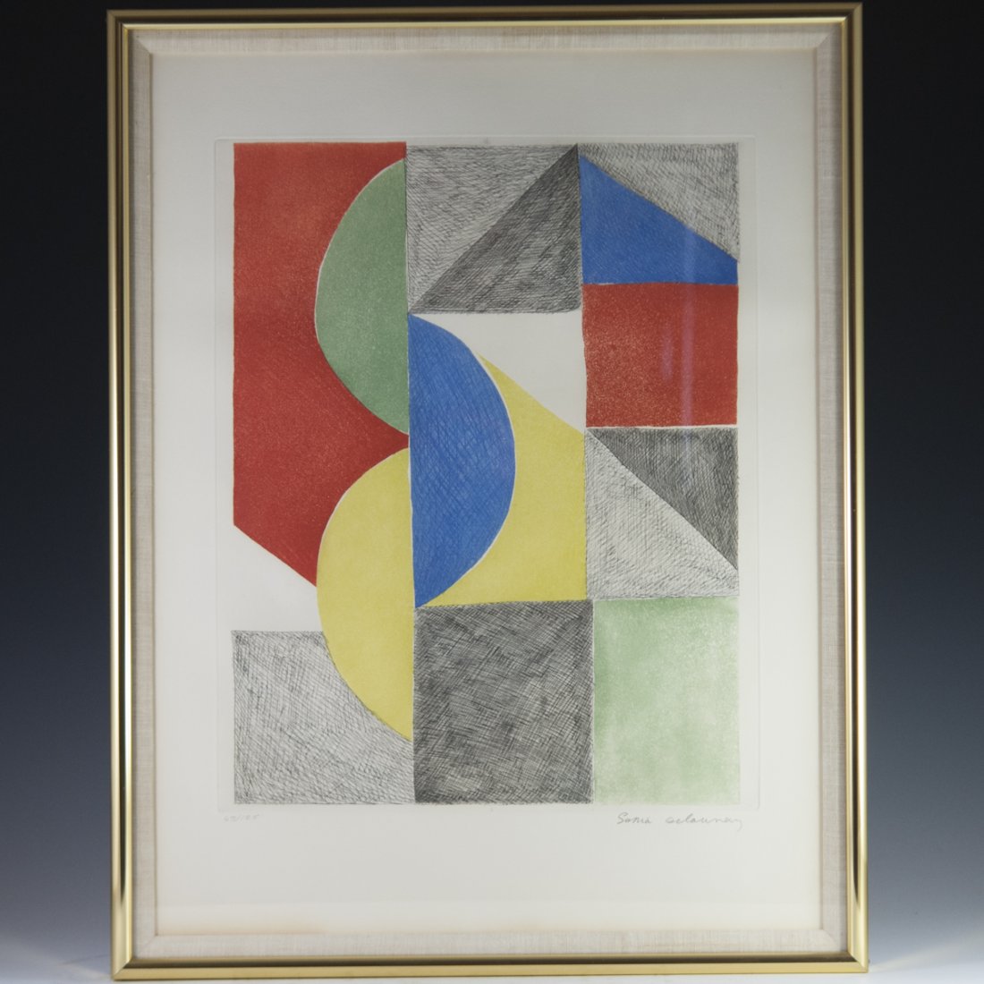 Sonia Delaunay (French 1885 - 1979) Signed Lithograph (1 of 5)