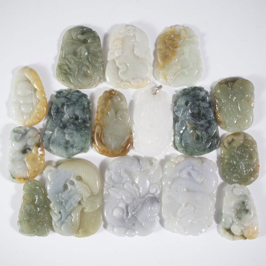 Lot of Carved Jade (1 of 5)