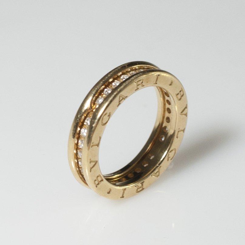 Bvlgari 18kt Gold & Diamond Wedding Band (1 of 5)