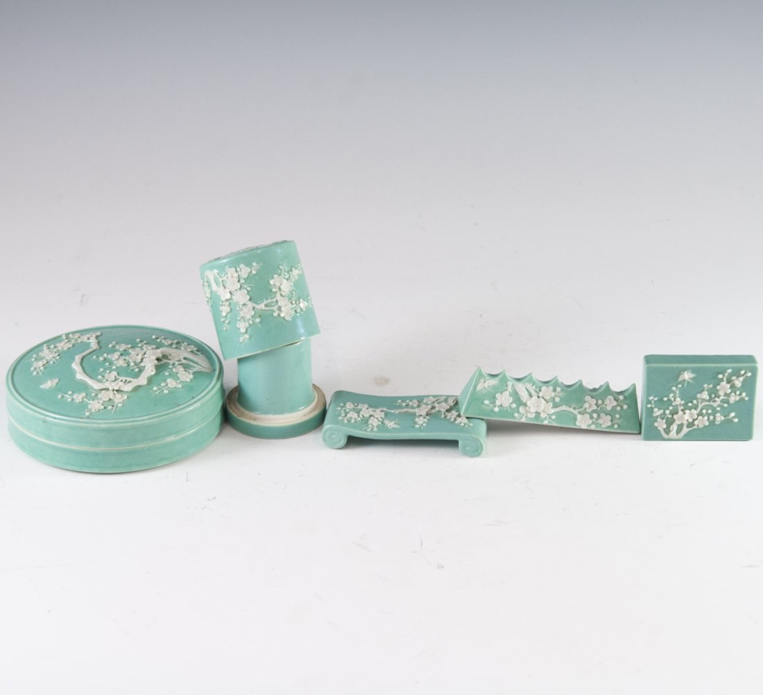 Chinese Porcelain Paint Brush Set (1 of 4)