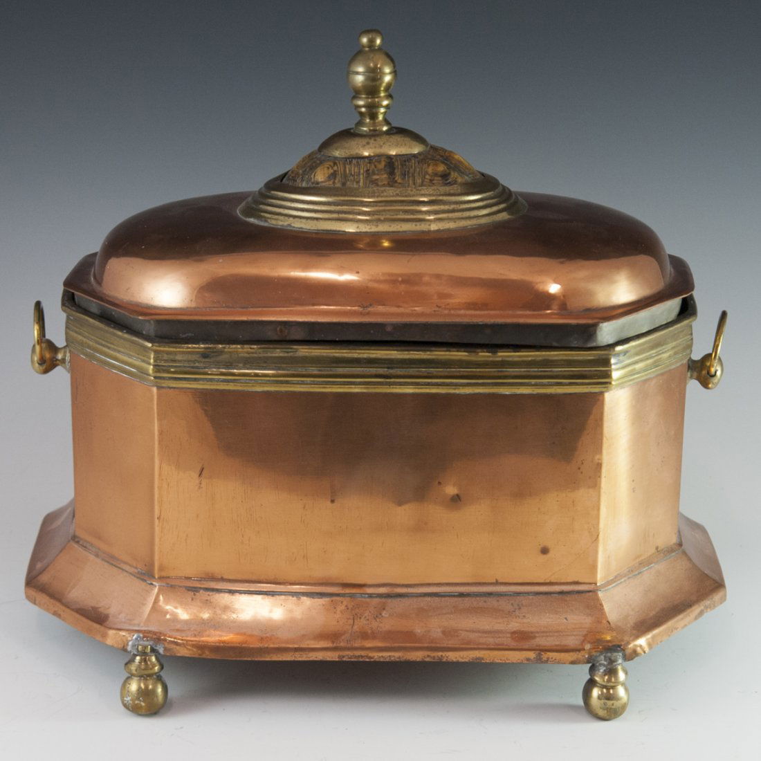 Vintage Copper & Brass Tureen (1 of 4)