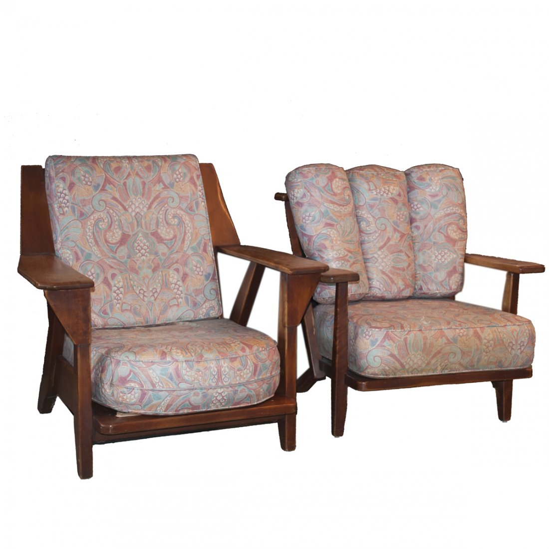 Cushman Colonial Mid Century Maplewood Chairs (1 of 5)