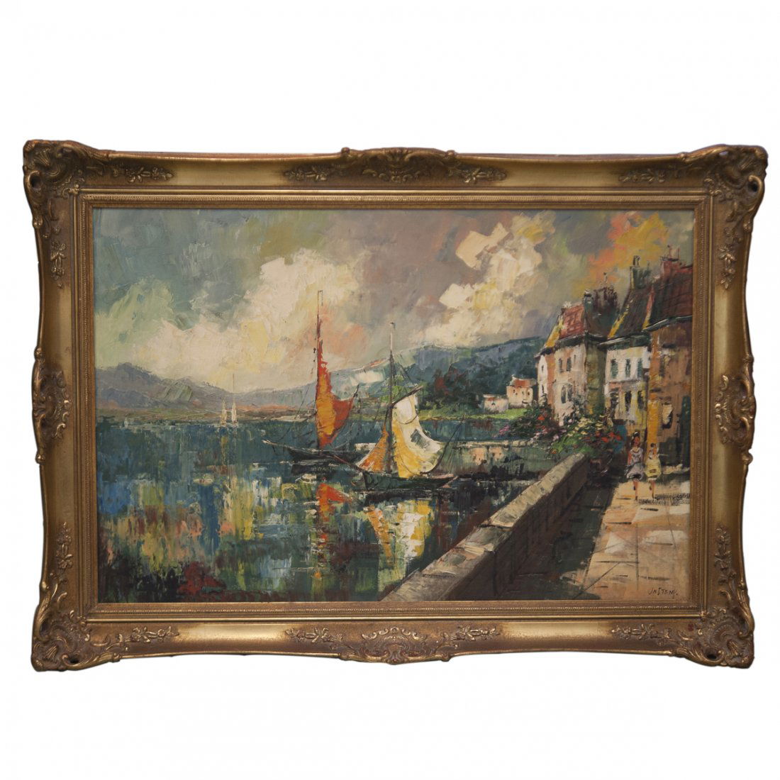 Antique Signed Oil on Canvas (1 of 6)
