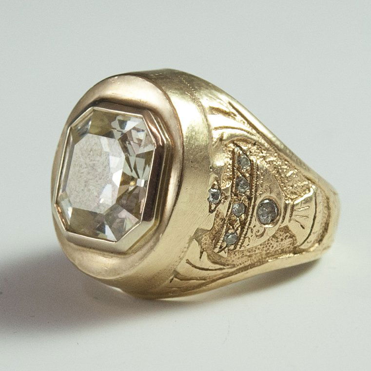18kt Gold & 5.77 Ct. Diamond Ring (1 of 4)