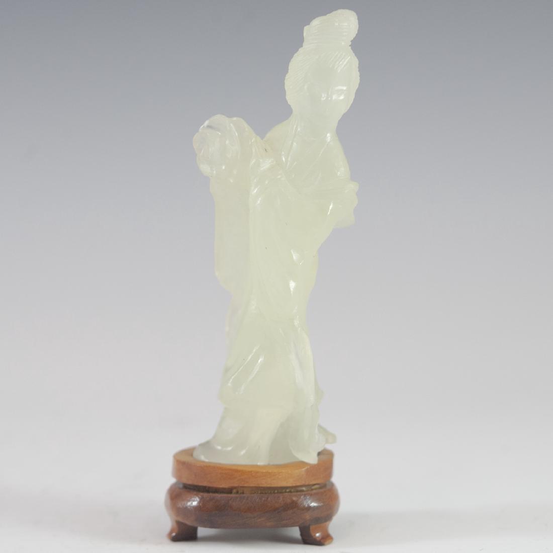 Chinese Hardstone Guanyin Figurine (1 of 2)