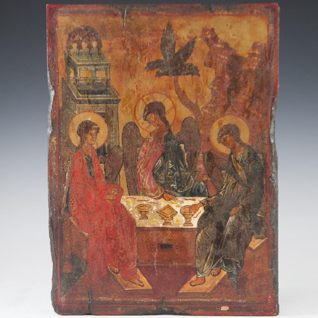 Antique Russian Icon on Panel (1 of 5)