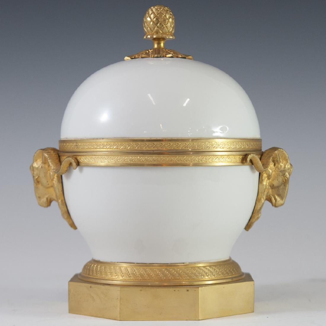 Louis XVI Style Dore Bronze & Porcelain Urn (1 of 6)