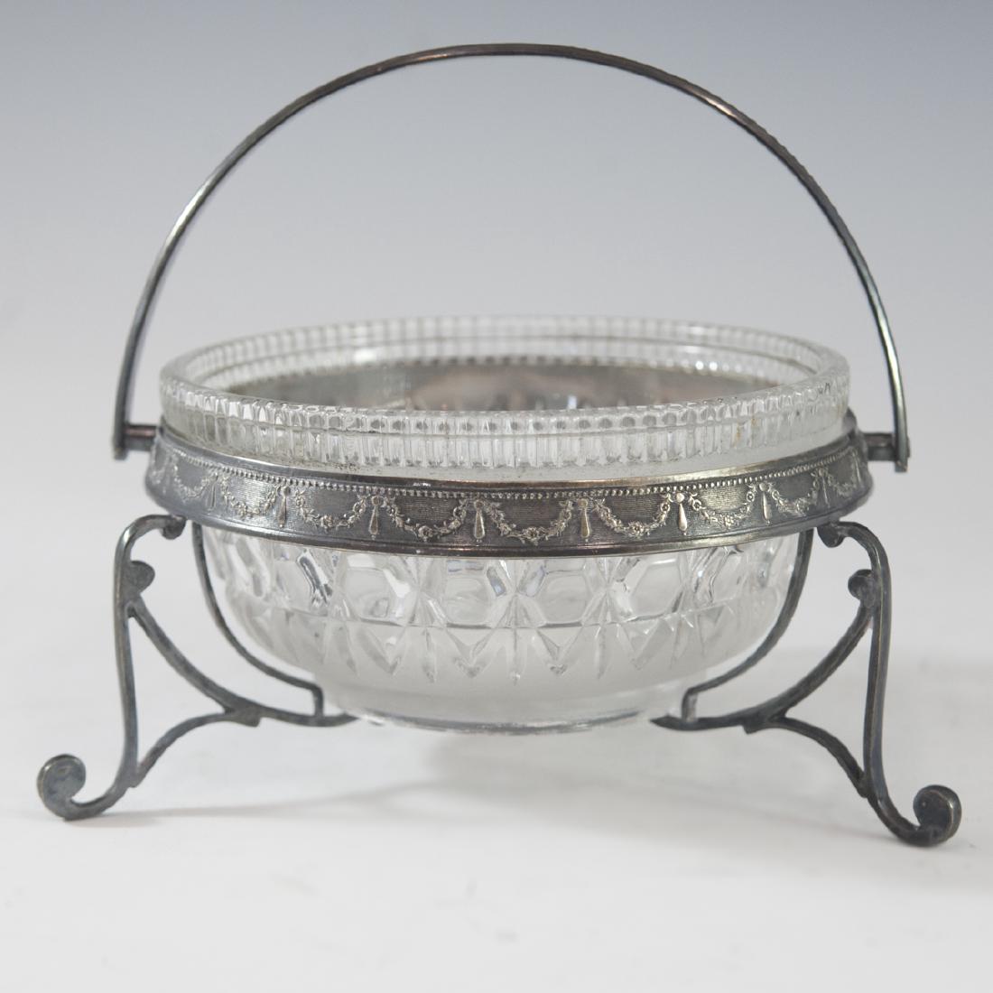 Silverplated Crystal Candy Dish (1 of 2)