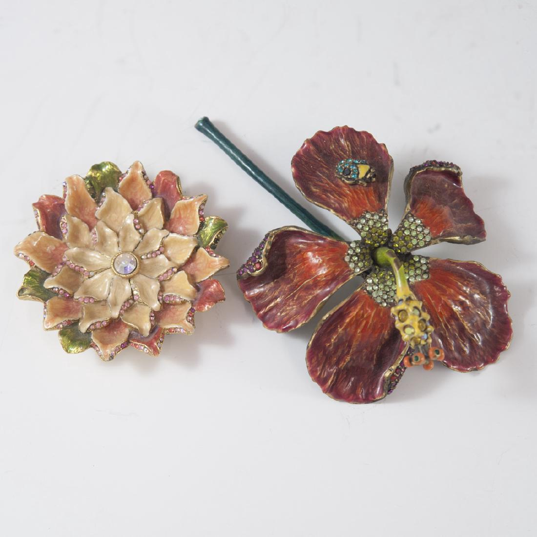 Jay Strongwater Floral Paperweights (1 of 4)