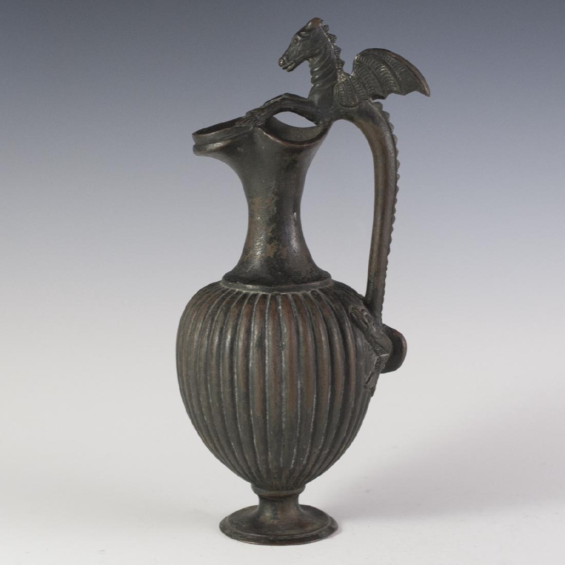 Antique Bronze Pitcher (1 of 3)