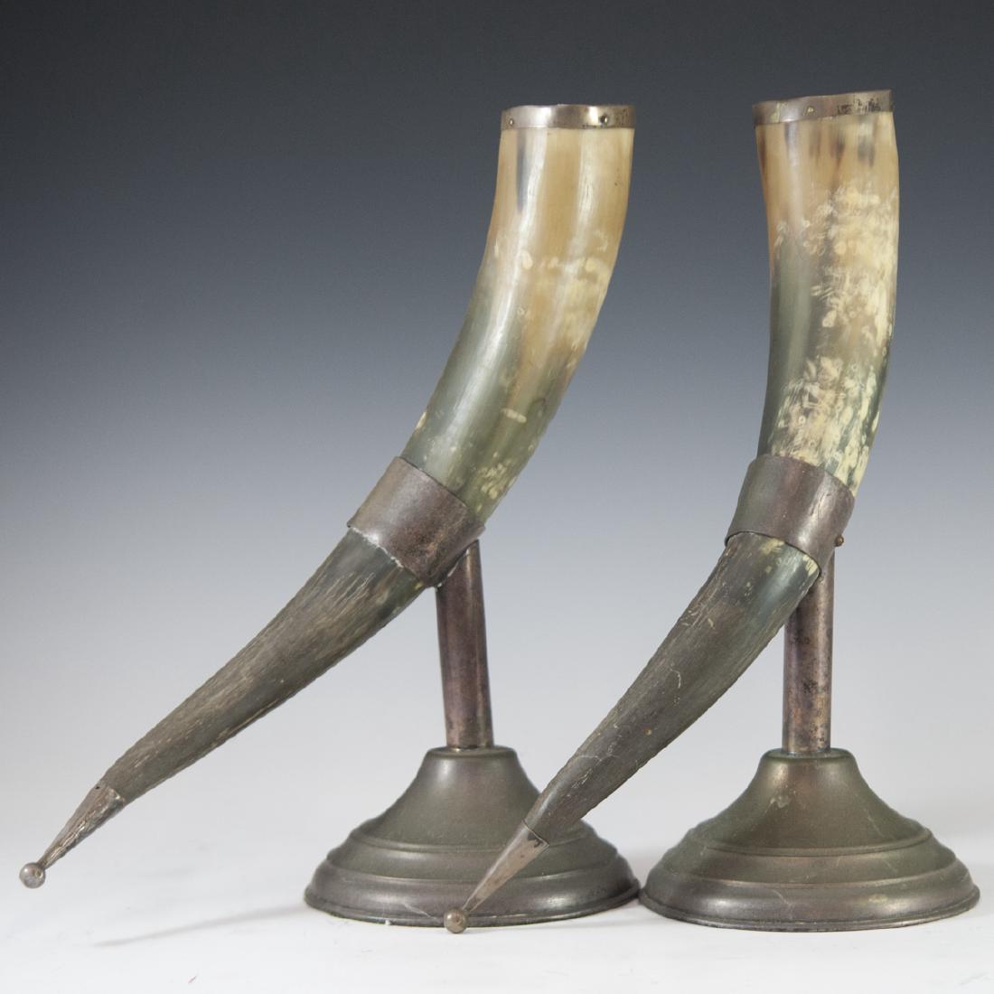 Pair of Russian Drinking Horns (1 of 3)