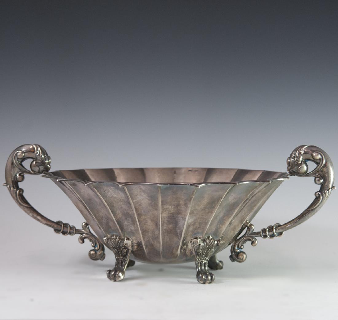 Antique Spanish Sterling Fruit Bowl (1 of 2)
