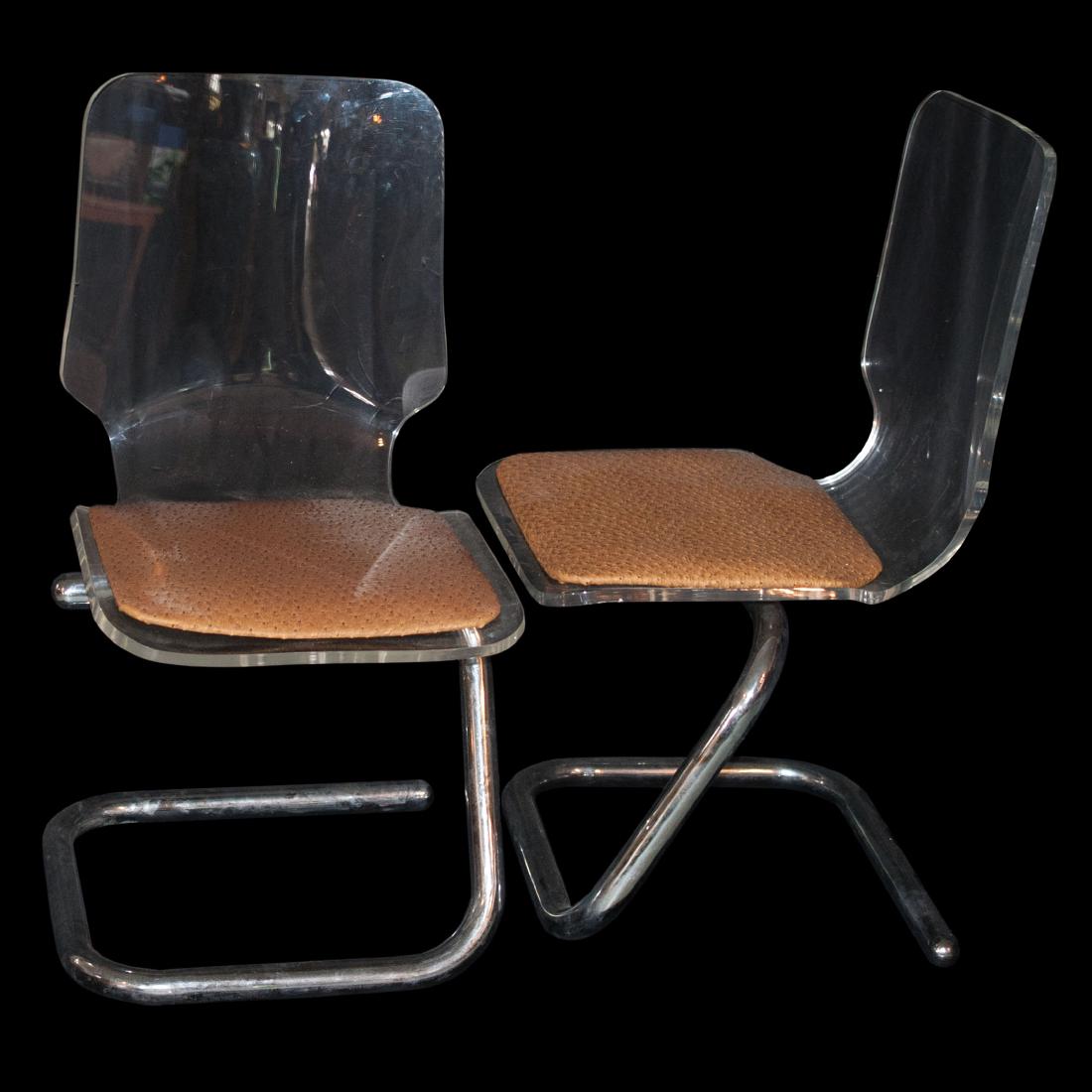 Mid Ct. Miniforms Lucite Chairs (1 of 1)