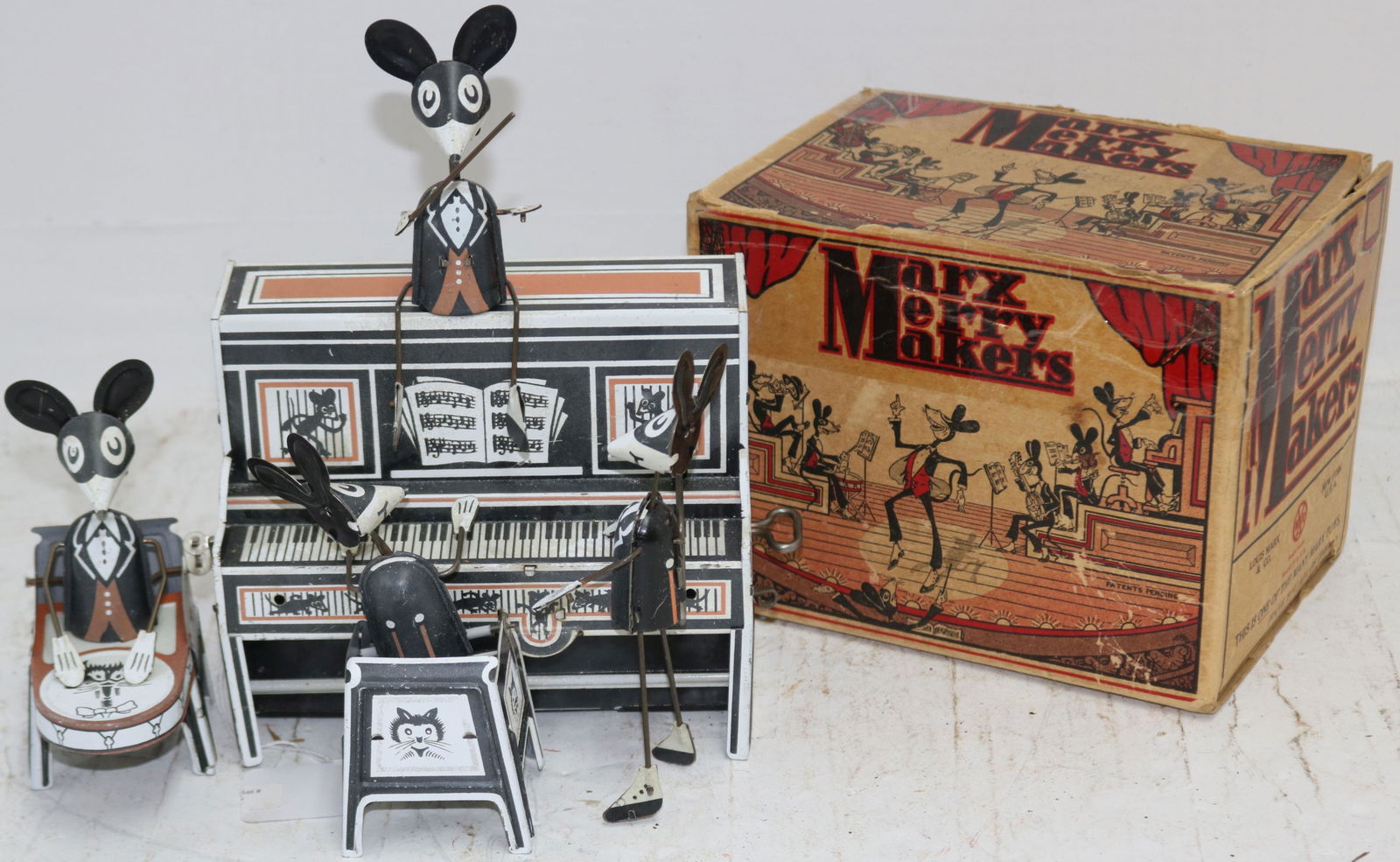 EARLY 20TH CENTURY MARX MERRYMAKERS TIN (1 of 3)