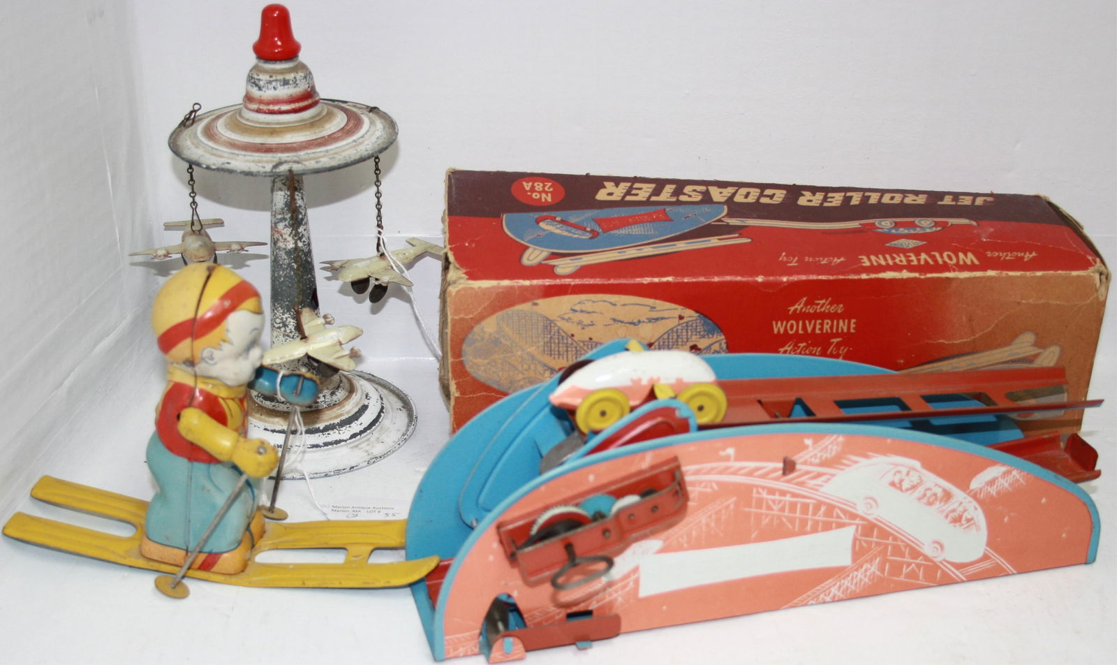 LOT OF 3 TIN LITHOGRAPH TOYS. TO INCLUDE: (1 of 5)