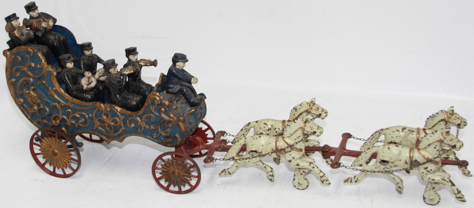 HUBLEY ROYAL CIRCUS BAND WAGON, CA. 1922, CAST (1 of 7)