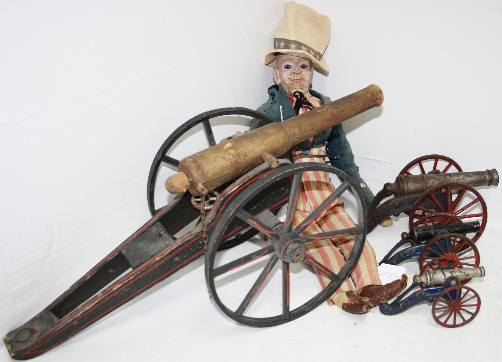LOT OF 4 TOY CANNONS, TO INCLUDE: 19TH CENTURY (1 of 7)