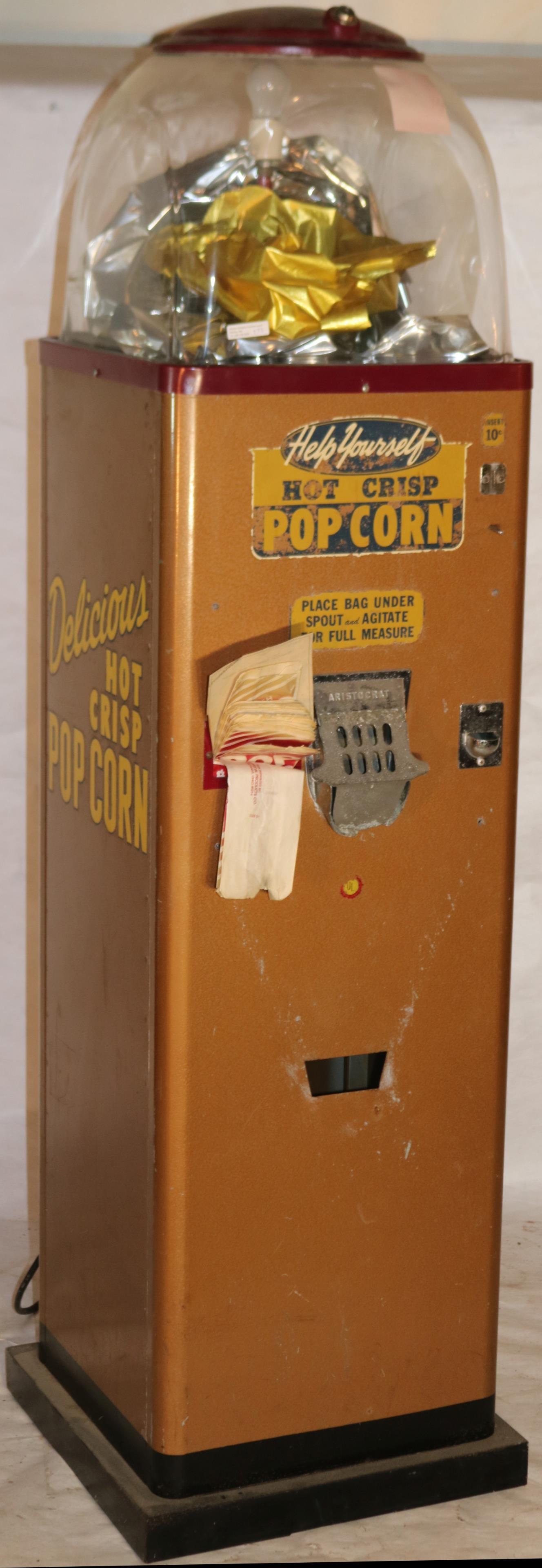 MID-20TH CENTURY ARISTOCRAT COIN-OPERATED POPCORN (1 of 5)