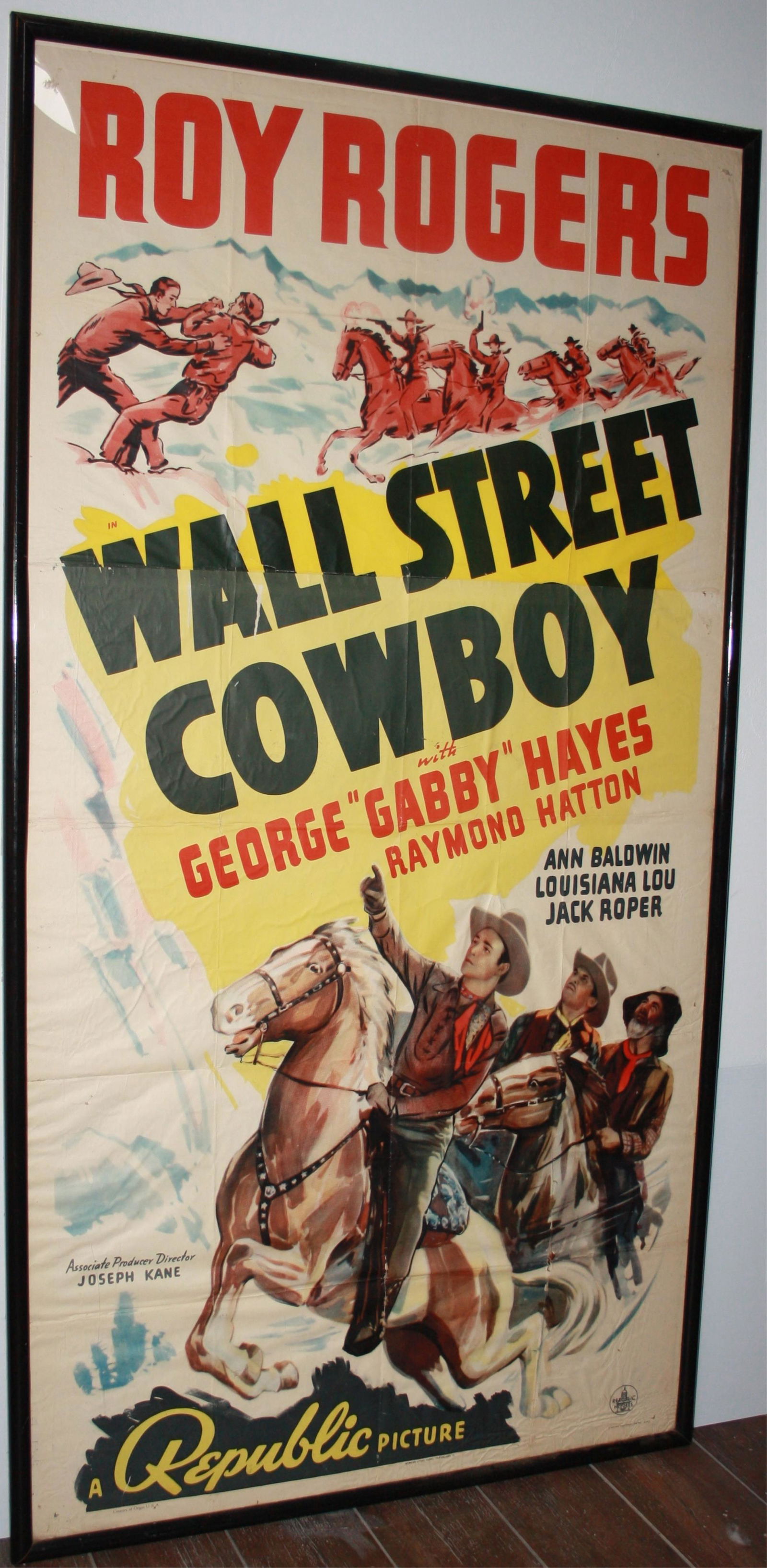 ROY ROGERS "WALL STREET COWBOY" POSTER, WITH (1 of 6)