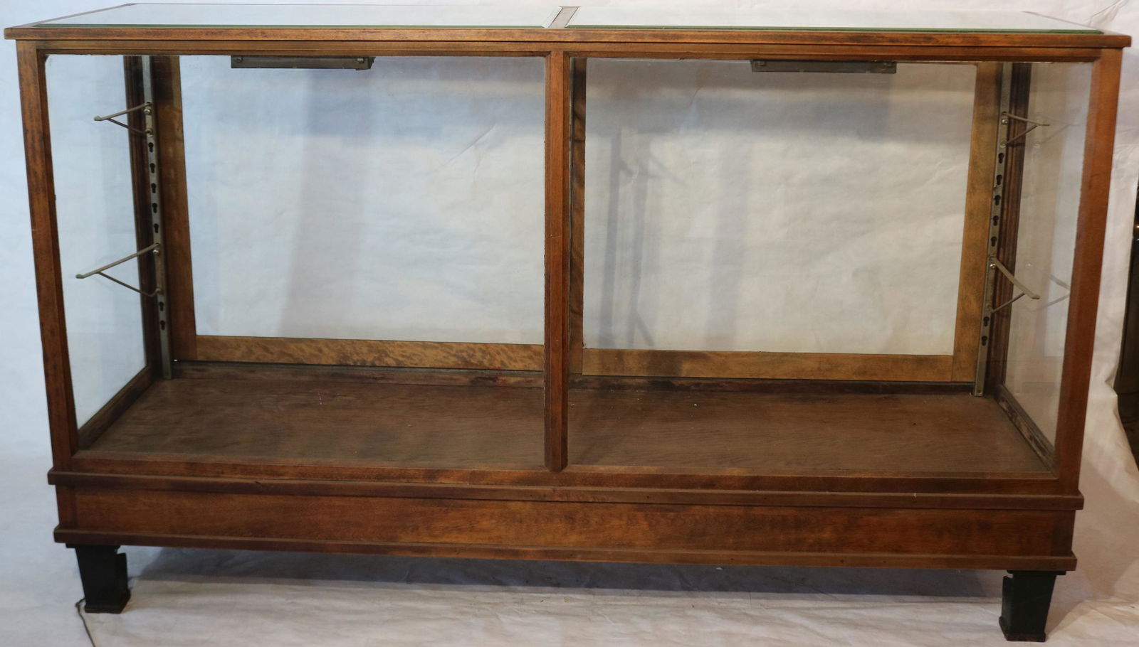 CA. 1920S MAHOGANY FLOOR STANDING DISPLAY CASE BY (1 of 1)