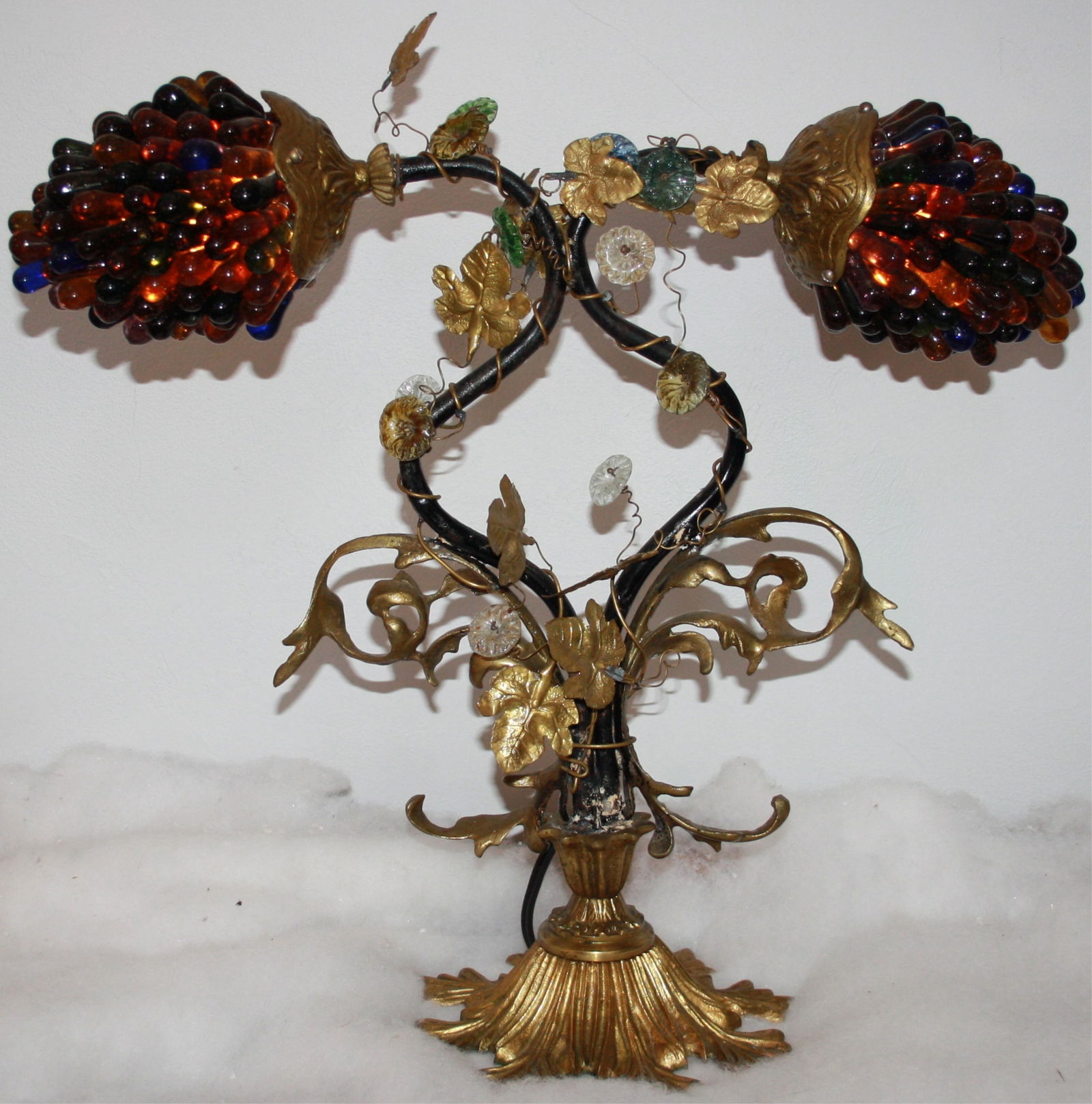 ORNATE MODERN GLASS, PLASTIC, AND METAL DECO (1 of 4)