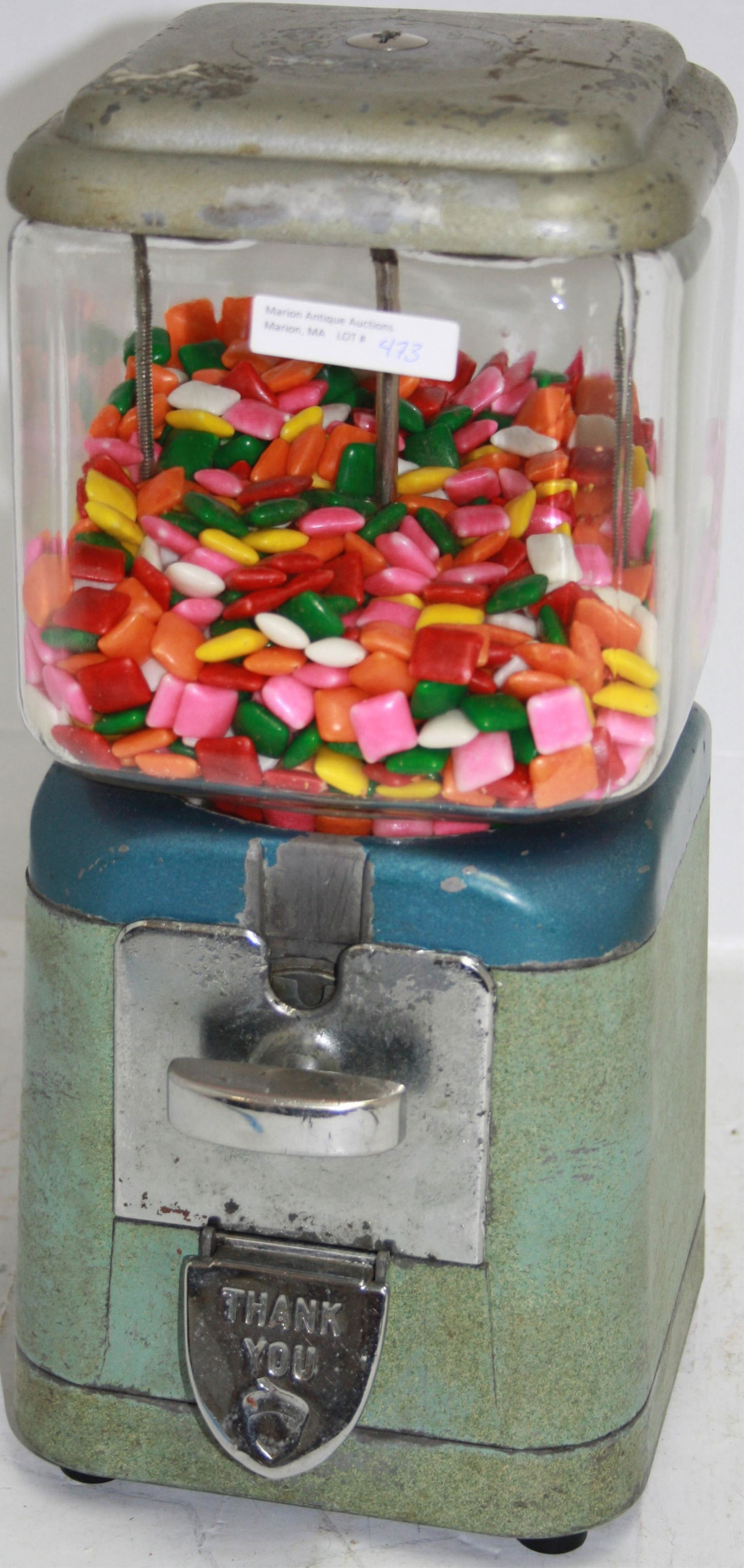 MID-20TH CENTURY GUMBALL OR PEANUT DISPENSER, (1 of 4)