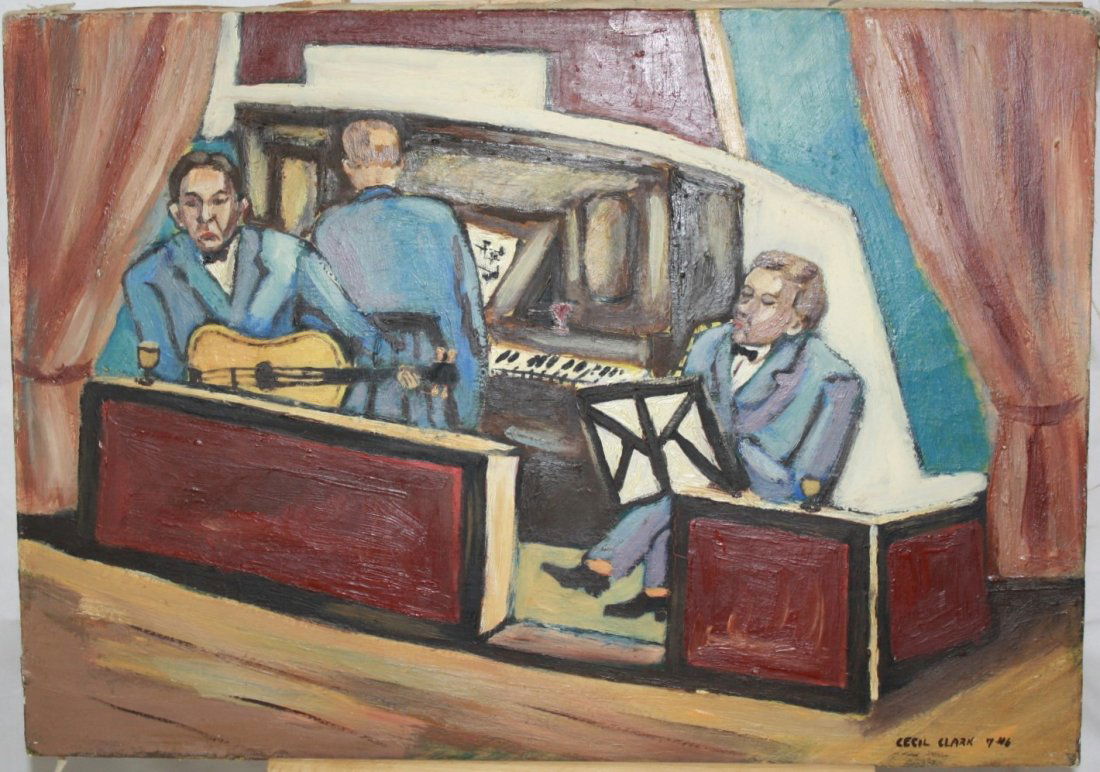 CECIL CLARK DAVIS (1877-1955, MARION, MA,: ALSO IL AND CA, STUDIED AT THE ART INSTITUTE OF CHICAGO AND RECEIVED INSTRUCTIONS FROM JOHN SINGER SARGENT. SHE WAS THE FIRST WIFE OF RICHARD HARDING DAVIS, THE FAMOUS WAR CORRESPONDENT AND AUTHOR. SH